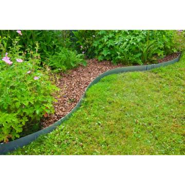 Nature Garden Border Edgings - 3 pcs Steel, 91.4x10.2 cm