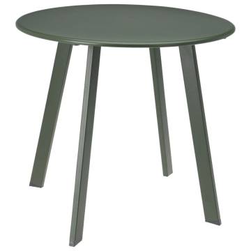 ProGarden End Table 50x45 cm - Elegant Matt Green Design