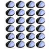 Outdoor Solar Wall Lamps LED 24 pcs Round Black Colour black Quantity in Package 24 Bulb Quantity 1 