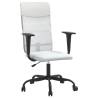 Height Adjustable White Mesh Office Chair - Comfort & Style