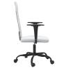 Height Adjustable White Mesh Office Chair - Comfort & Style