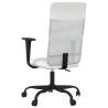 Height Adjustable White Mesh Office Chair - Comfort & Style