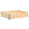 Pallet Collar 100x100 cm - Solid Pine Wood - Hipo Market