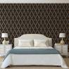 DUTCH WALLCOVERINGS Geometric Black and Gold Wallpaper