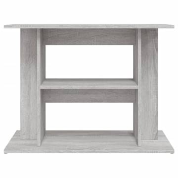 Aquarium Stand Grey Sonoma - Durable 80x35x60 cm Storage