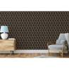 DUTCH WALLCOVERINGS Geometric Black and Gold Wallpaper