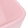 Luxury Matt Pink Ceramic Wash Basin - Stylish & Timeless Design