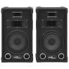 Professional Passive Hifi Stage Speakers - 800W Black (2 pcs)