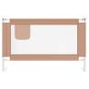 Toddler Safety Bed Rail Taupe | 120x25 cm Fabric - Hipomarket