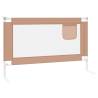 Toddler Safety Bed Rail Taupe | 120x25 cm Fabric - Hipomarket