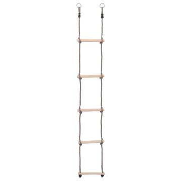 5-Step Ladder 210 cm Solid Pinewood for Kids - Safe & Fun