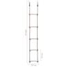 5-Step Ladder 210 cm Solid Pinewood for Kids - Safe & Fun