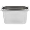 Gastronorm Containers 4 pcs GN 1/4 150 mm Stainless Steel