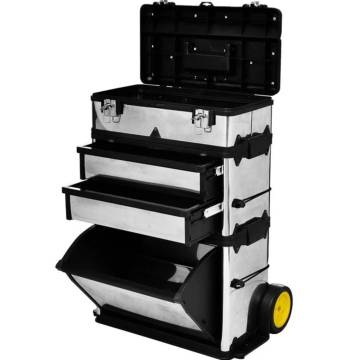 3-Part Rolling Tool Box - Versatile Storage Solution