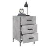 Modern Concrete Grey Bedside Cabinet | Hipomarket UK