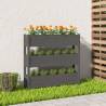 Planter Grey 112x25x104.5 cm Solid Wood Pine Colour grey Size 112 x 25 x 104.5 cm Quantity in Package 1 