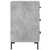 Modern Concrete Grey Bedside Cabinet | Hipomarket UK