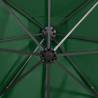 Cantilever Umbrella with LED Lights - Green 300 cm