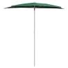 Garden Half Parasol with Pole 180x90 cm - Green Shade Solution