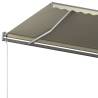 Freestanding Manual Retractable Awning 500x350 cm Cream