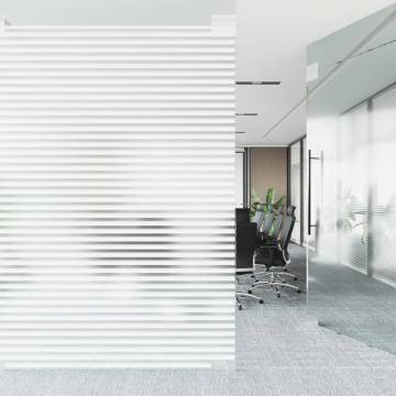 Frosted Window Film Blinds Pattern 90x500 cm - Privacy & Light