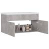 Concrete Grey Sink Cabinet with Built-in Basin | Hipomarket