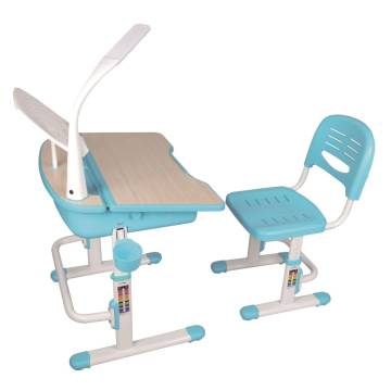 Vipack Adjustable Kids Desk Comfortline 301 - Light Blue/White