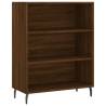 Highboard Brown Oak 69.5x34x180 cm - Stylish Storage Solution