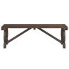 Garden Bench 115 cm Solid Wood Fir - Stylish Outdoor Seating