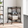 Kitchen Trolley Brown Oak - Stylish Storage & Mobility