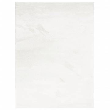 Rug OVIEDO Short Pile Cream 240x340 cm - Hipo Market