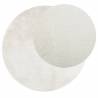 Rug OVIEDO Short Pile Cream Ø 200 cm - Soft & Stylish Decor