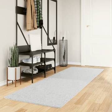 Rug OVIEDO Short Pile Grey 80x250 cm - Soft & Durable