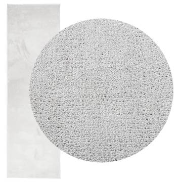 Rug OVIEDO Short Pile Grey 80x250 cm - Soft & Durable