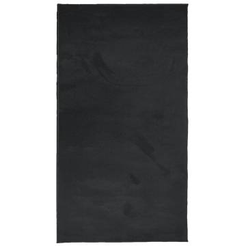 Rug OVIEDO Short Pile Black 60x110 cm | Hipomarket