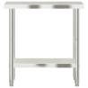 Stainless Steel Kitchen Work Table - 82.5x55x85 cm