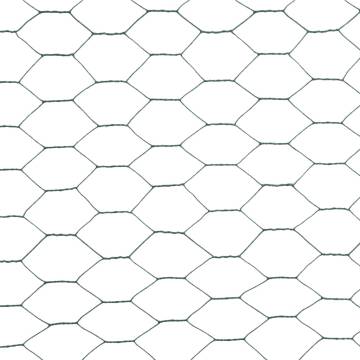 Green PVC Coated Chicken Wire Fence - 25x1.5m | HipoMarket