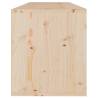 Elegant Solid Wood Pine Wall Cabinet - 100x30x35 cm