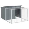 Dog House with Run - Anthracite 153x194 cm | HipoMarket