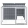 Dog House with Run - Anthracite 153x194 cm | HipoMarket