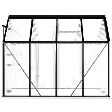 Anthracite Aluminium Greenhouse | 4.75 m² Capacity - HipoMarket