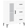 Stylish Highboard White 69.5x34x180 cm - Durable & Elegant