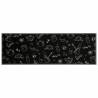 Washable Kitchen Rug Morning Black 60x180 cm Velvet