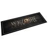 Kitchen Rug Washable Coffee Text 60x180 cm Velvet Colour coffee text Size 60 x 180 cm Quantity in Package 1 