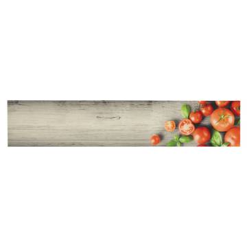 Washable Kitchen Rug - Tomatoes Design 60x300 cm Velvet