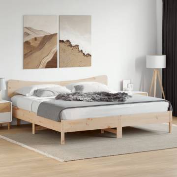 Headboard 180 cm Solid Wood Pine | Stylish Bedroom Furniture