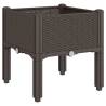 Garden Planter with Legs - Brown 40x40x42 cm | Hipomarket