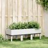 Garden Planter with Legs White 120x40x42 cm PP Colour white Size 120 x 40 x 42 cm Quantity in Package 1 