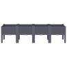 Garden Planter with Legs - Grey 160x40x42 cm | Hipomarket