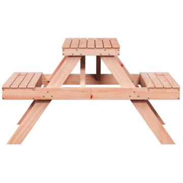 Solid Wood Picnic Table | 105x134x75 cm | Durable & Sturdy